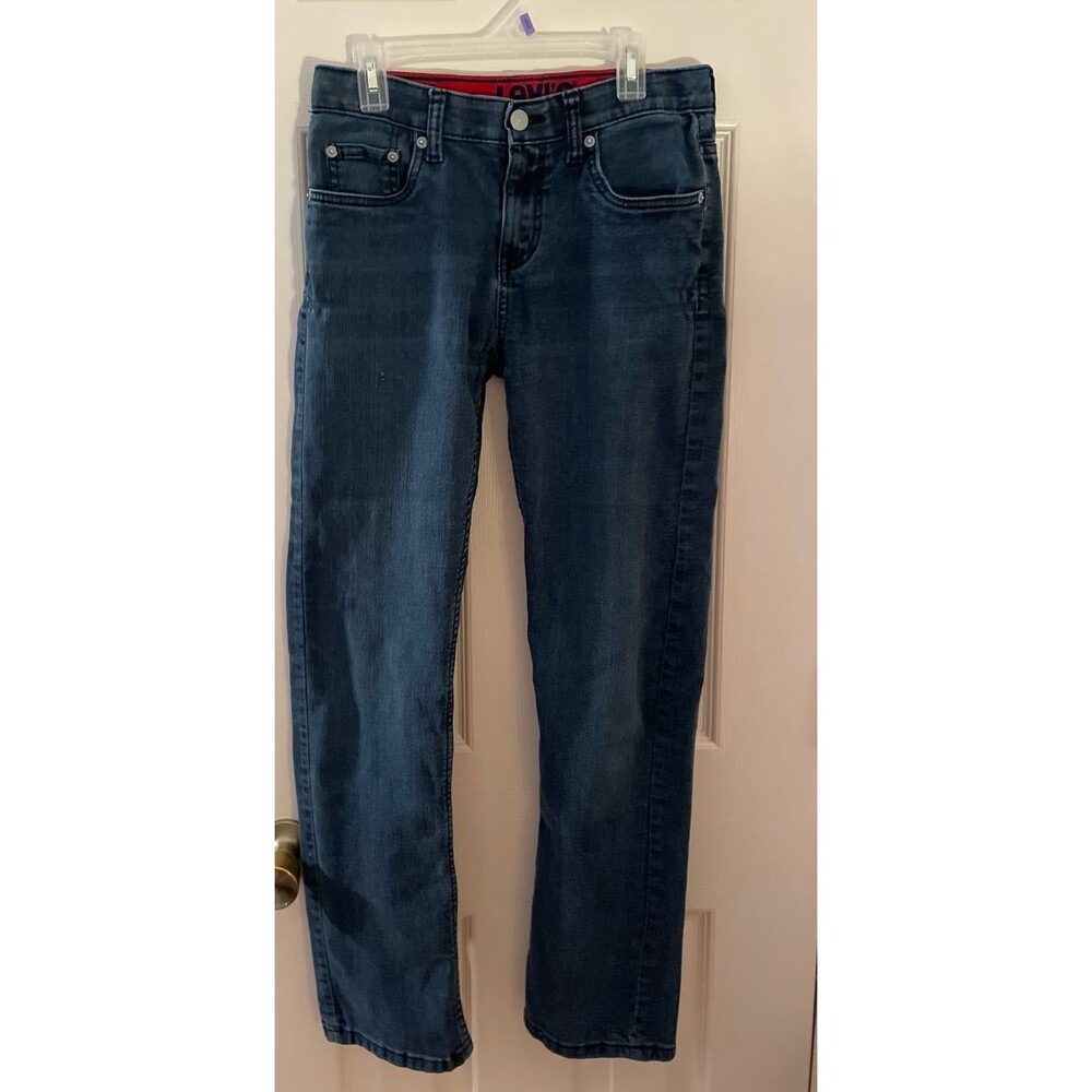 Levi Blue Denim Kids sz 14 adjustable waist Jeans